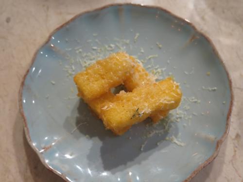 Milhos fritos com Queijo da Ilha de São Jorge Milhos fritos com Queijo da Ilha de São Jorge