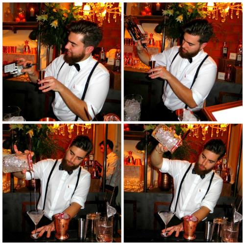 Diogo Quinaz preparando o My Elyx Martini Diogo Quinaz preparando o My Elyx Martini