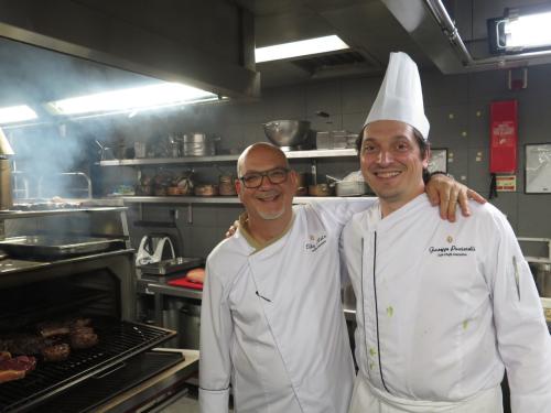 Eddy Melo e o sub-chef Giuseppe Pucciarelli Eddy Melo e o sub-chef Giuseppe Pucciarelli