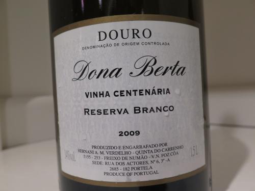 Dona Berta Vinha Centen&aacute;ria Reserva Branco 2009