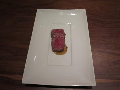 SEARED WAGYU A5 PETIT STRIP LOIN potato confit, sea salt SEARED WAGYU A5 PETIT STRIP LOIN potato confit, sea salt