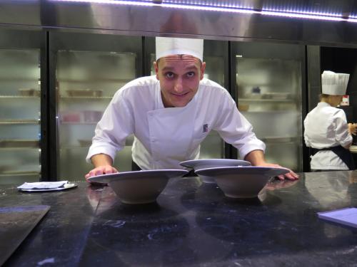 Giacomo Troisi e a sobremesa de cereja