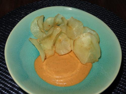 Batatas Bravas de mandioca