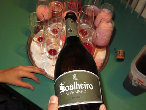 O SANGUE DA LAMPREIA, com espumante Soalheiro O SANGUE DA LAMPREIA, com espumante Soalheiro