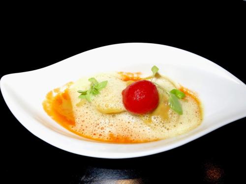 Ravioli de Gambas & Manteiga de Caril