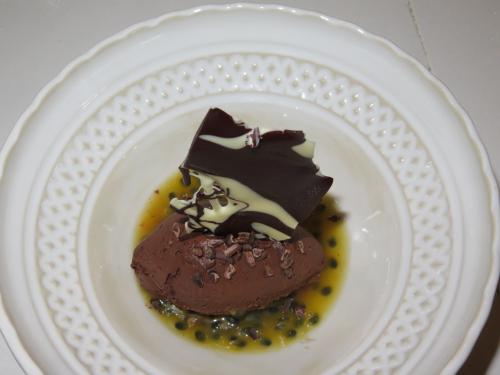 Delicia de chocolate com maracuj&aacute; 