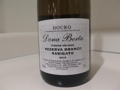 Dona Berta Vinhas Velhas Reserva Branco Rabigato 2015