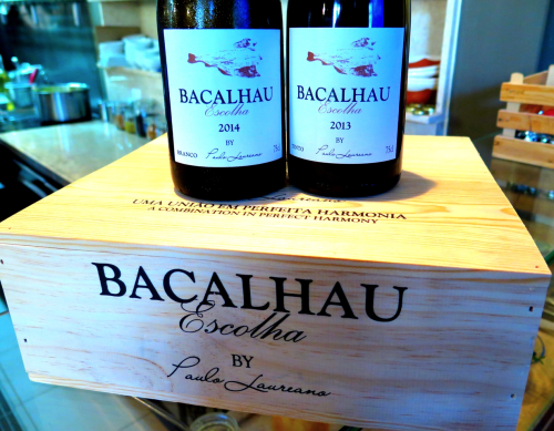 Bacalhau Escolha Paulo Laureano, Branco 2014 e Tinto 2013 Bacalhau Escolha Paulo Laureano, Branco 2014 e Tinto 2013