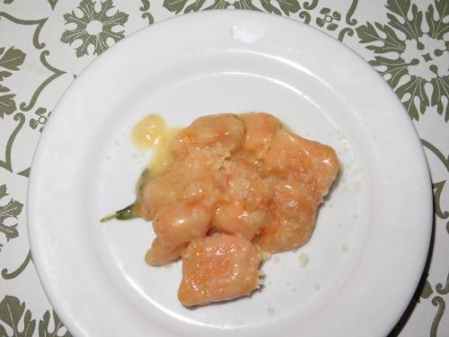 Gnocchi di zucca con burro e salvia