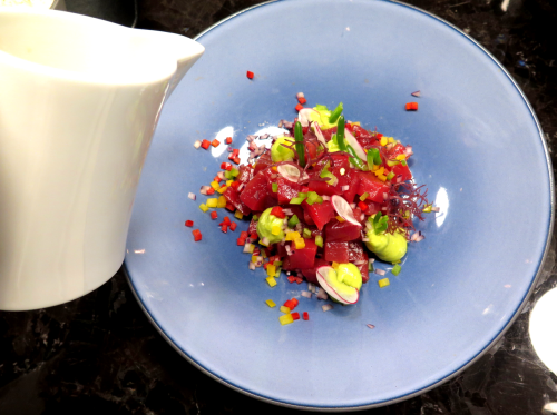 Ceviche de atum de S&atilde;o Miguel