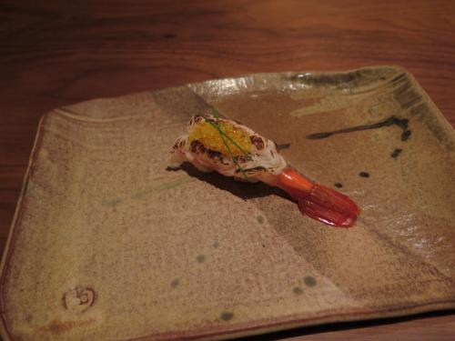 WILD SPOT PRAWN garlic butter, yuzu tobiko, preserved meyer lemon WILD SPOT PRAWN garlic butter, yuzu tobiko, preserved meyer lemon
