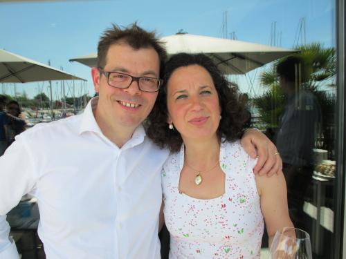 Michel van der Kroft e a mulher, portuguesa Michel van der Kroft e a mulher, portuguesa