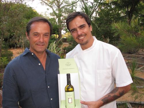 Luís Cabral de Almeida, Diogo Noronha e o Herdade do Peso Colheita Branco Luís Cabral de Almeida, Diogo Noronha e o Herdade do Peso Colheita Branco