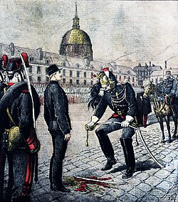 La d&eacute;gradation d'Alfred Dreyfus