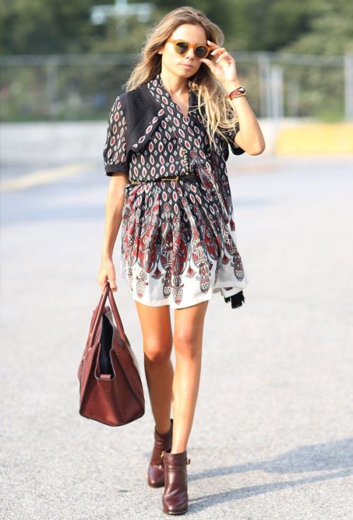 smock-dress-printed-boho-style-boots-orange-sunglasses