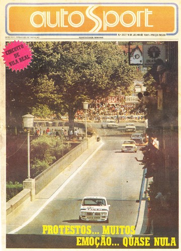 AutoSport no Circuito de Vila Real 1981