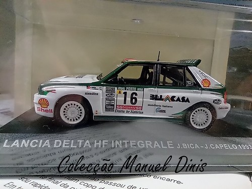 Lancia Delta HF Integrale  - Os Nossos Campeões de Ralis   - Um olhar sobre as minhas miniaturas