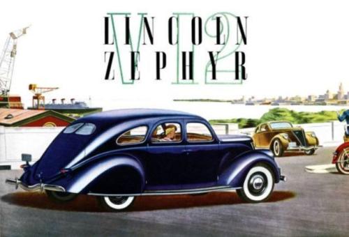 Aerodinâmica em forma de gota - 7 – Ford Lincoln Zephyr