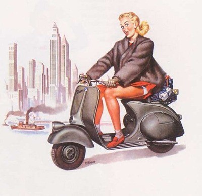 Vespa`s no Shopping