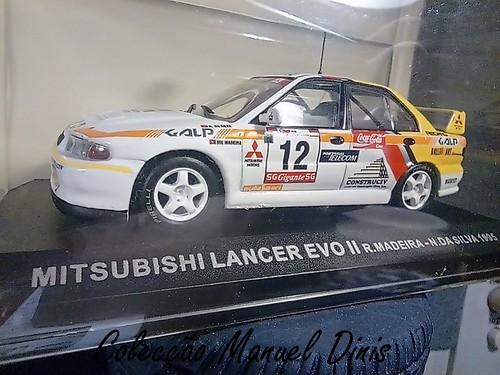 Mitsubishi Lancer Evo II - Os Nossos Campeões de Ralis   - Um olhar sobre as minhas miniaturas