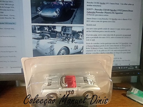 Porsche 550 RS Spyder 1955 James Dean - Um olhar sobre as minhas miniaturas