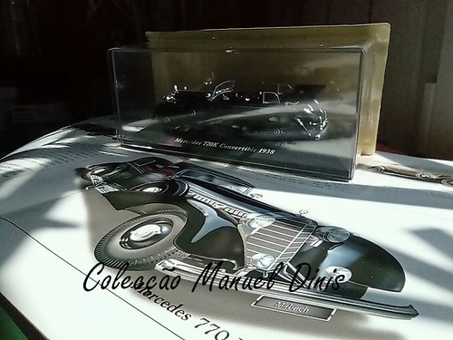 Mercedes 770K Cabriolet serie II 1938 - Carros Clássicos - Um olhar sobre as minhas miniaturas