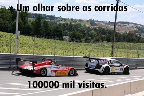100000 mil visitas.- Um olhar sobre as corridas