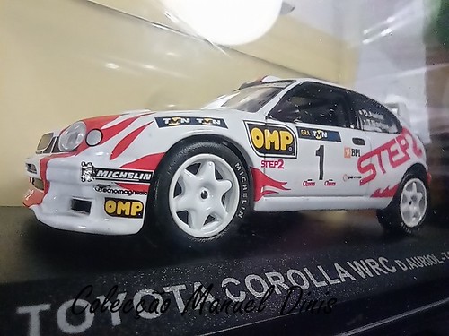 Toyota Corolla WRC Os Nossos Campeões de Ralis   - Um olhar sobre as minhas miniaturas