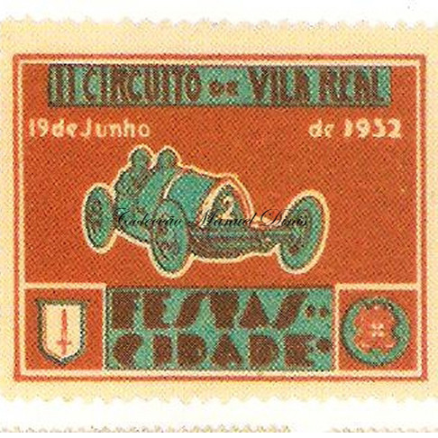 Cartaz do II Circuito de Vila Real 1932