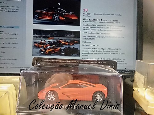 Mc Laren F1 - Dream cars - Um olhar sobre as minhas miniaturas