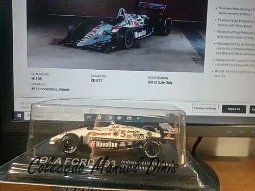  Lola Ford T93 - 1983 Nigel Mansel - Um olhar sobre as minhas miniaturas