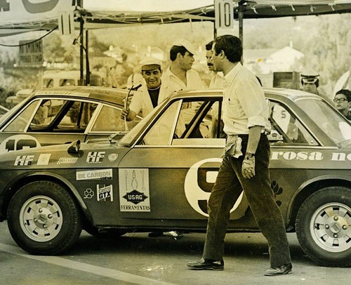 Nas boxes do Circuito Internacional de Vila Real 1970