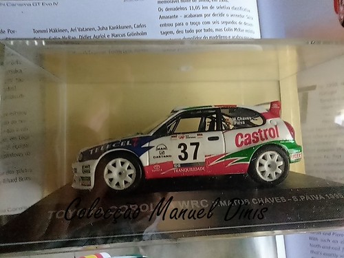 Toyota Corolla WRC - Os Nossos Campeões de Ralis   - Um olhar sobre as minhas miniaturas