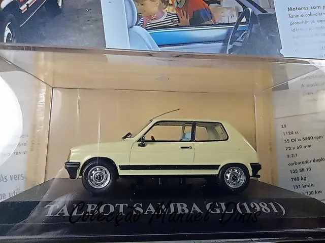 Talbot Samba GLS 1981 - Um olhar sobre as minhas miniaturas