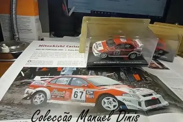 Mitsubishi Carisma GT - Os Nossos Campeões de Ralis   - Um olhar sobre as minhas miniaturas