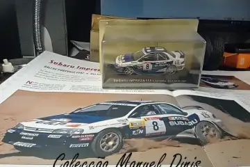 Subaru Impreza 555 - Os Nossos Campeões de Ralis   - Um olhar sobre as minhas miniaturas