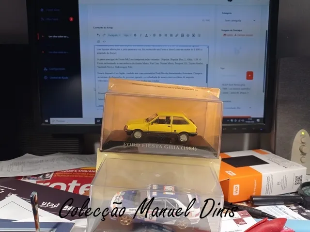 Ford Fiesta Ghia 1984 - Um olhar sobre as minhas miniaturas