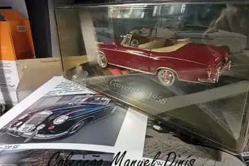 Mercedes Benz 220SE cabriolet 1958 - Um olhar sobre as minhas miniaturas