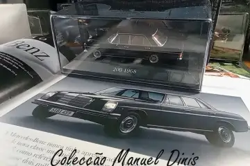 Mercedes-Benz 200 1968 - Um olhar sobre as minhas miniaturas