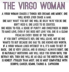 Clean freak? In every sense of the word? Hmmm... Gemini... Scorpio... huh?