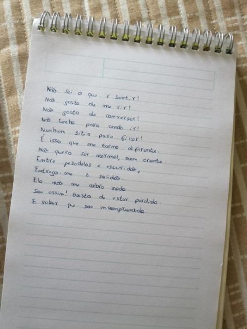 Memórias perdidas na escrita