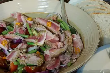 Salada de Vagens e Vitela
