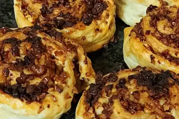 Rolos de Maçã e Nozes