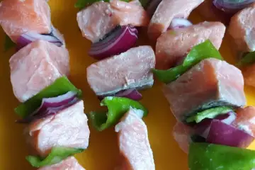 Espetadas de Salmão (na Airfryer)