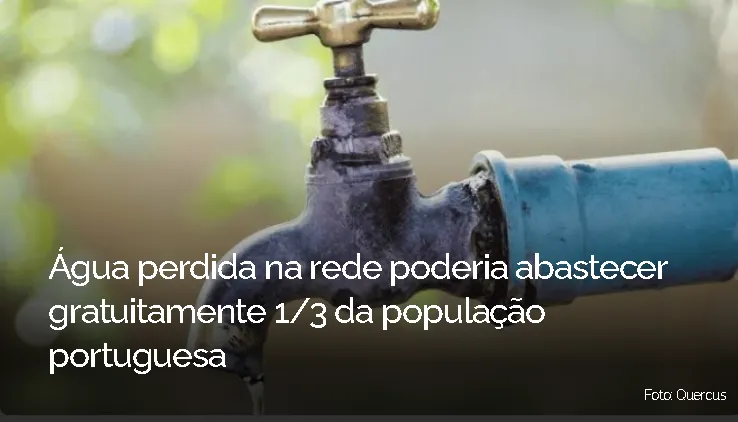 Desperdício de água exige medidas urgentes