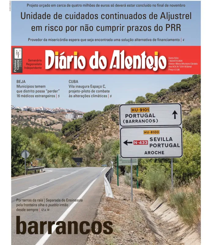 Capa do Diário do Alentejo desta semana