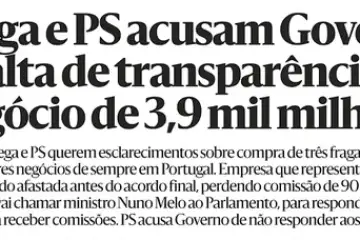 Depois dos submarinos, as fragatas...
