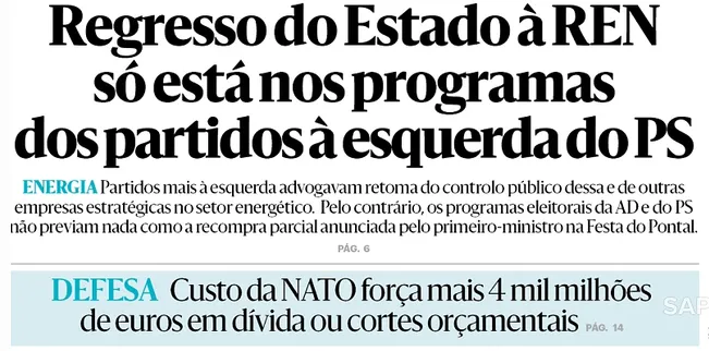 Opções políticas do governo difíceis de explicar