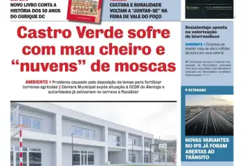 Capa do Correio Alentejo desta quinzena
