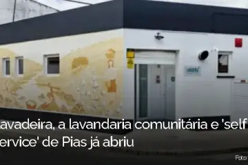 Lavadeira, uma lavandaria comunitária e 'self-service' em Pias